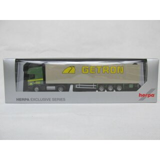 Scania R TL Koffer-Sattelzug "Getron"Herpa 1:87 904292