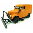 GAZ 69 T3 Schneepflug Fertigmodell Maßstab 1:43