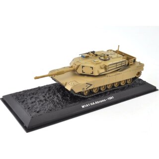 M1A1 Abrams 1/72 Panzer Die-Cast Fertigmodell in Vitrine