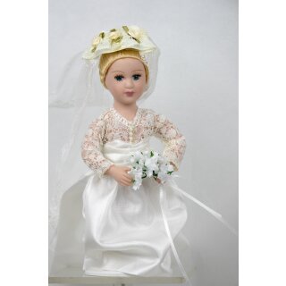 Porzellan Puppe Prinzessin Puppe Grace Kelly Monaco Royal Dolls Collection