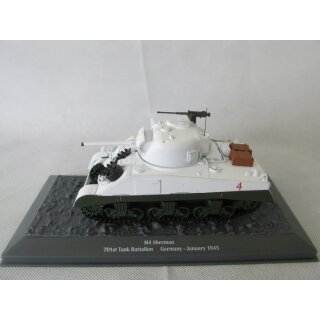 M4 Shermann 701  1:43 Die-Cast Modell Fertigmodell