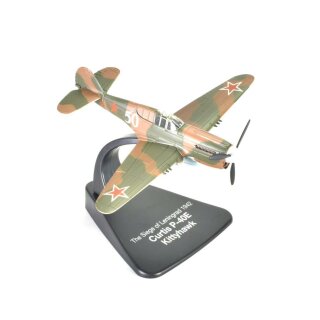 Curtis P-40E Leningrad Flugzeug Die-Cast Fertigmodell Maßstab 1:72