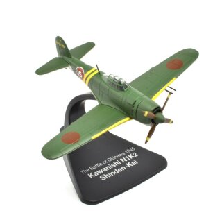 Kawanishi N1K2 Shinden-Kai Flugzeug Die-Cast Fertigmodell Maßstab 1:72