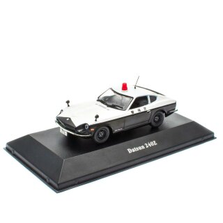 Datsun 240Z Police Die-Cast Metall Fertigmodell Maßstab 1:43