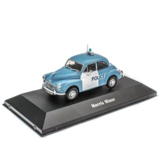 Morris Minor Police Die-Cast Metall Fertigmodell Maßstab 1:43