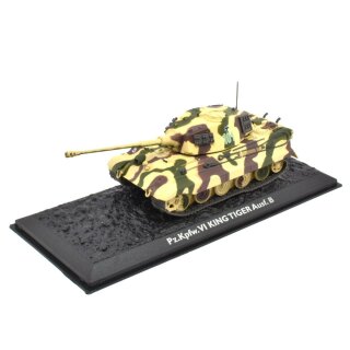 Königstiger Ausf.B Panzer Fertigmodel Maßstab 1:72 Die-Cast Metall
