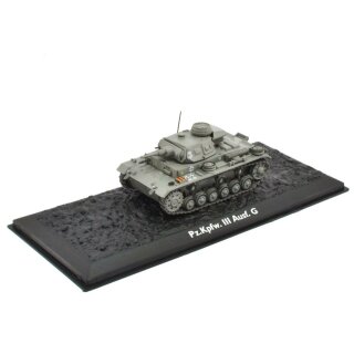 Panzer III Ausf.G Panzer Fertigmodel Maßstab 1:72 Die-Cast Metall