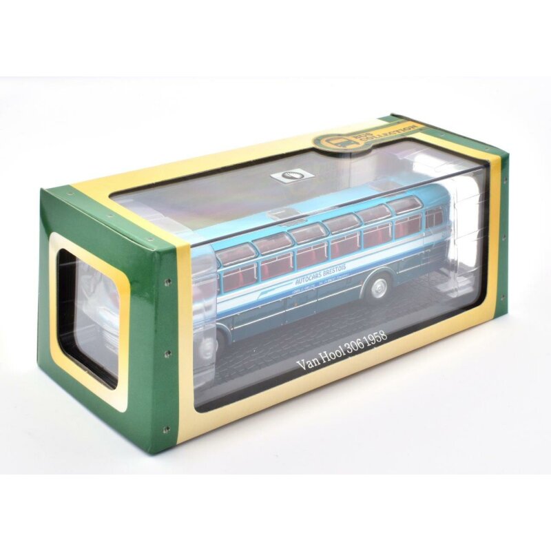 Allander Travel Bova Futura Bus Fertigmodell aus Die-Cast Metall in Vitrine 1:72