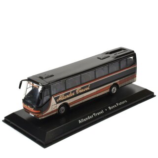 Allander Travel Bova Futura Bus Fertigmodell aus Die-Cast Metall Maßstab 1:72