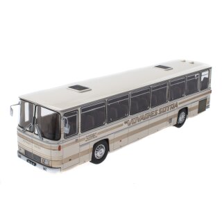 REO Speedwagon Bus Fertigmodell aus Die-Cast Metall in Vitrine 1:72