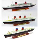 Ocean Liner Set France + United States + Queen Mary...