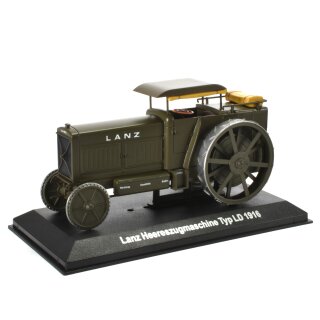 Historischer Lanz Heereszugmaschine 1916 Traktor Fertigmodell Maßstab 1:43