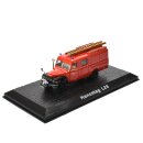 Hanomag L28 Feuerwehrfahrzeug in 1:72 mit Vitrine