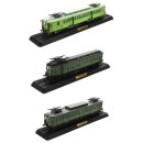 Französische Triebwagen div. 3er Set grün 1:87...