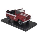 Die Cast UAZ 469B Fire 1972  Fertigmodell Metall Maßstab 1:24