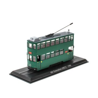 Hong Kong Tram 6 Generation 1986 Straßenbahn Standmodell Maßstab 1:87 HO