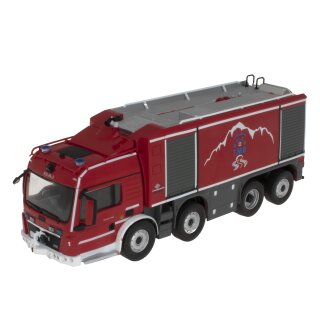 Die Cast Feuerwehrauto Bai Man TGS Fire France 2013 Fertigmodell Metall 1:43  (ohne Magazin)