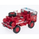 Die Cast Feuerwehrauto Iveco Unic 75PC France 1974 Fertigmodell Metall 1:43 (ohne Magazin)