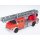 Die Cast Feuerwehrauto Mercedes Benz L 1519 DLK30 Metz Germany 1966 Fertigmodell Metall 1:43 (ohne Magazin)