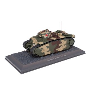 Char B1bis  1940 Kampfpanzer Fertigmodell im Maßstab 1:43