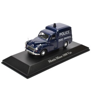 Morris Minor 1000 VAN Police Die Cast Metall Fertigmodell Maßstab 1:43