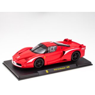 Ferrari Collection Ferrari FXX Evoluzione  2008 Fertigmodell aus Metall mit Vitrine Maßstab 1:24