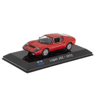 Die Cast Metall Ligier JS2  1972 in Vitrine Maßstab 1:43