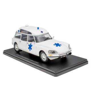 Die Cast Metall Citroen DS20 Break Ambulance 1974 Maßstab  1:24