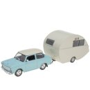 Trabant 601 mit Wohnanhnger 301 - 1964, Fertigmodell...