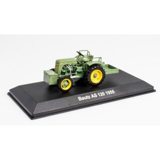 Bautz AS 120   1955 Traktor Fertigmodell mit Vitrine im Maßstab  1:43